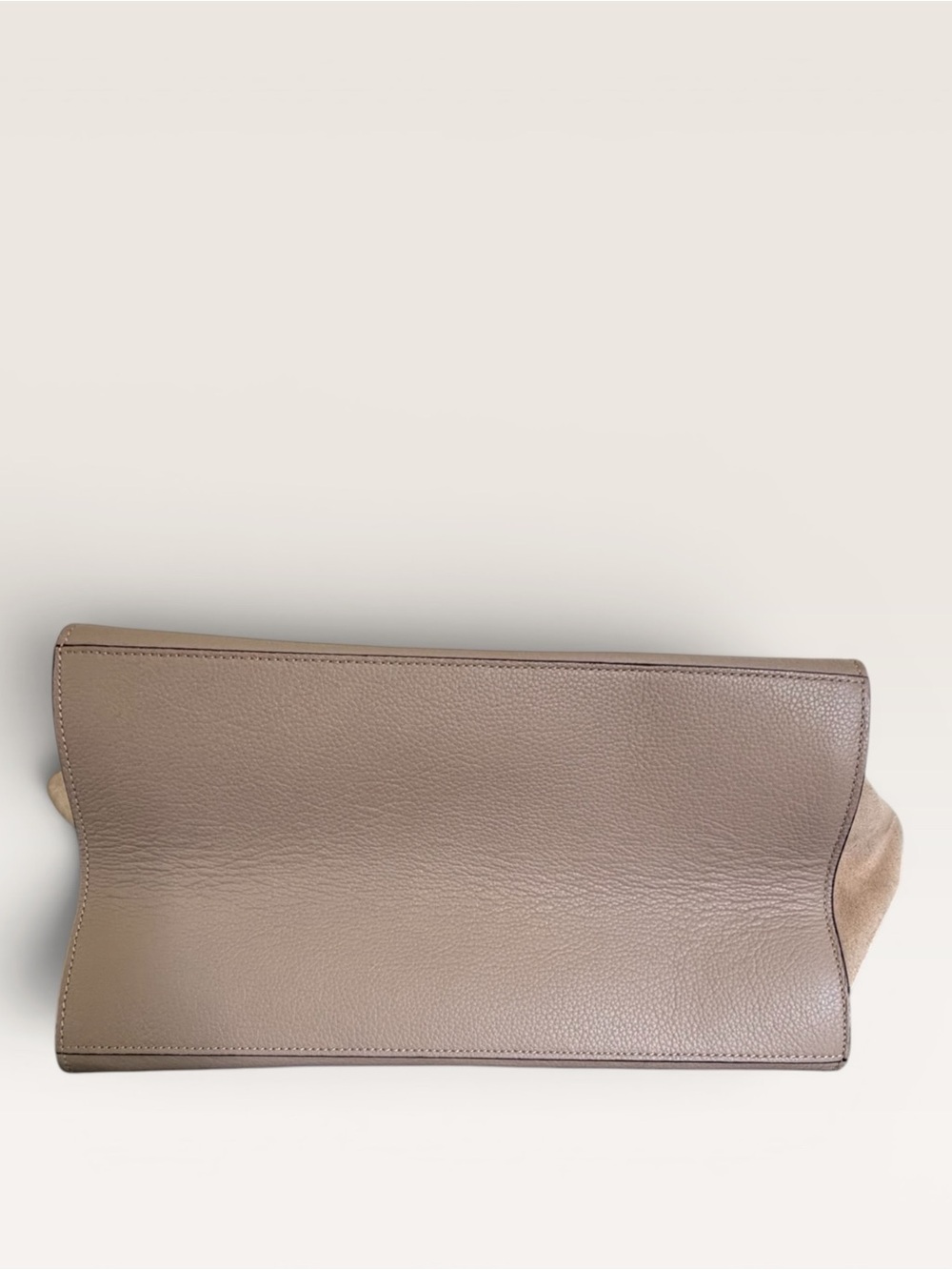 Celine Edge Medium Tote Taupe Grained Leather Phoebe Philo - Picture 5 of 8